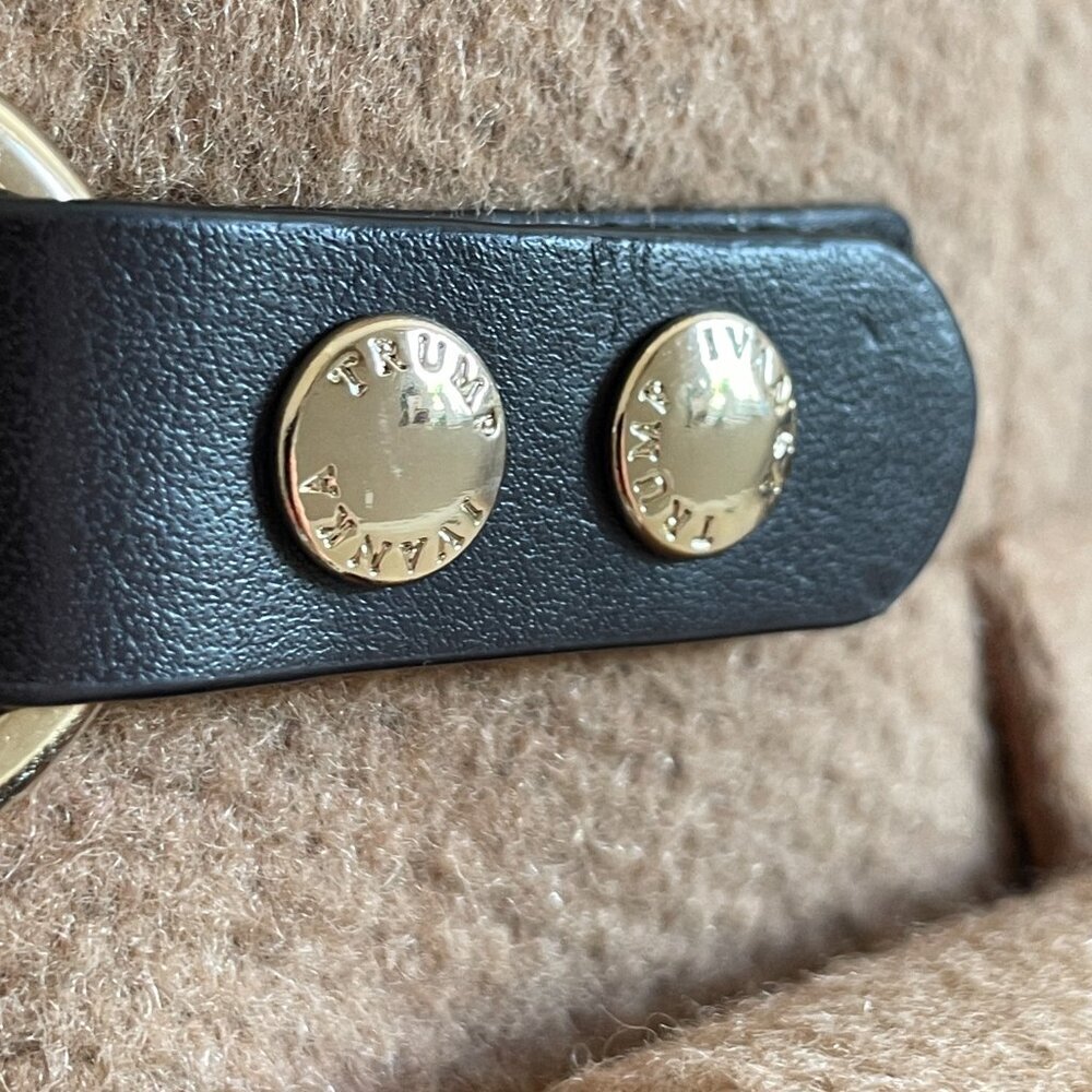 Sz 6 Ivanka Trump Camel Wool Blend Belted Coat - Picture 6 of 15